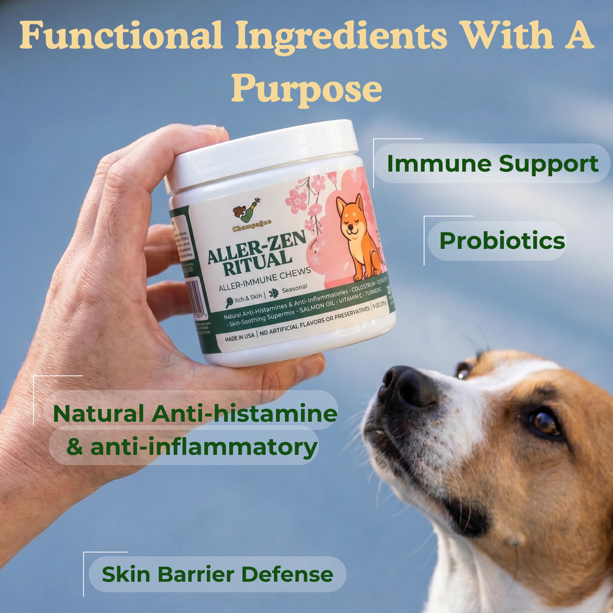 Aller-Zen Ritual - Dog Allergy and Immunity Chews 9oz