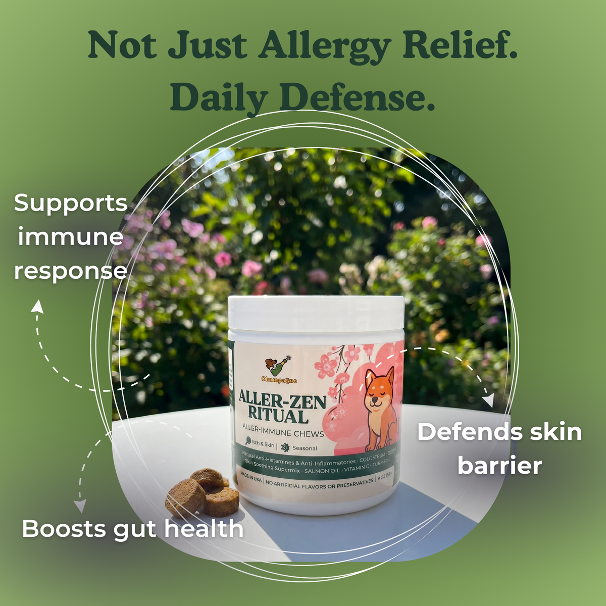 Aller-Zen Ritual - Dog Allergy and Immunity Chews 9oz