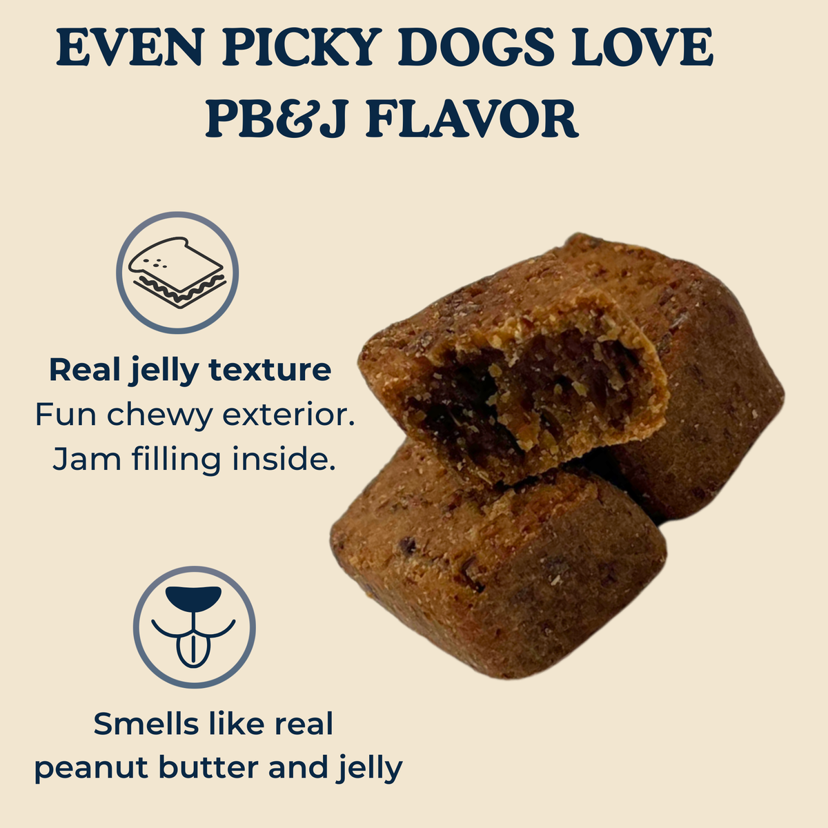 Toast of the Town, Soft Dog Treats with Glucosamine, Peanut Butter & Blueberry